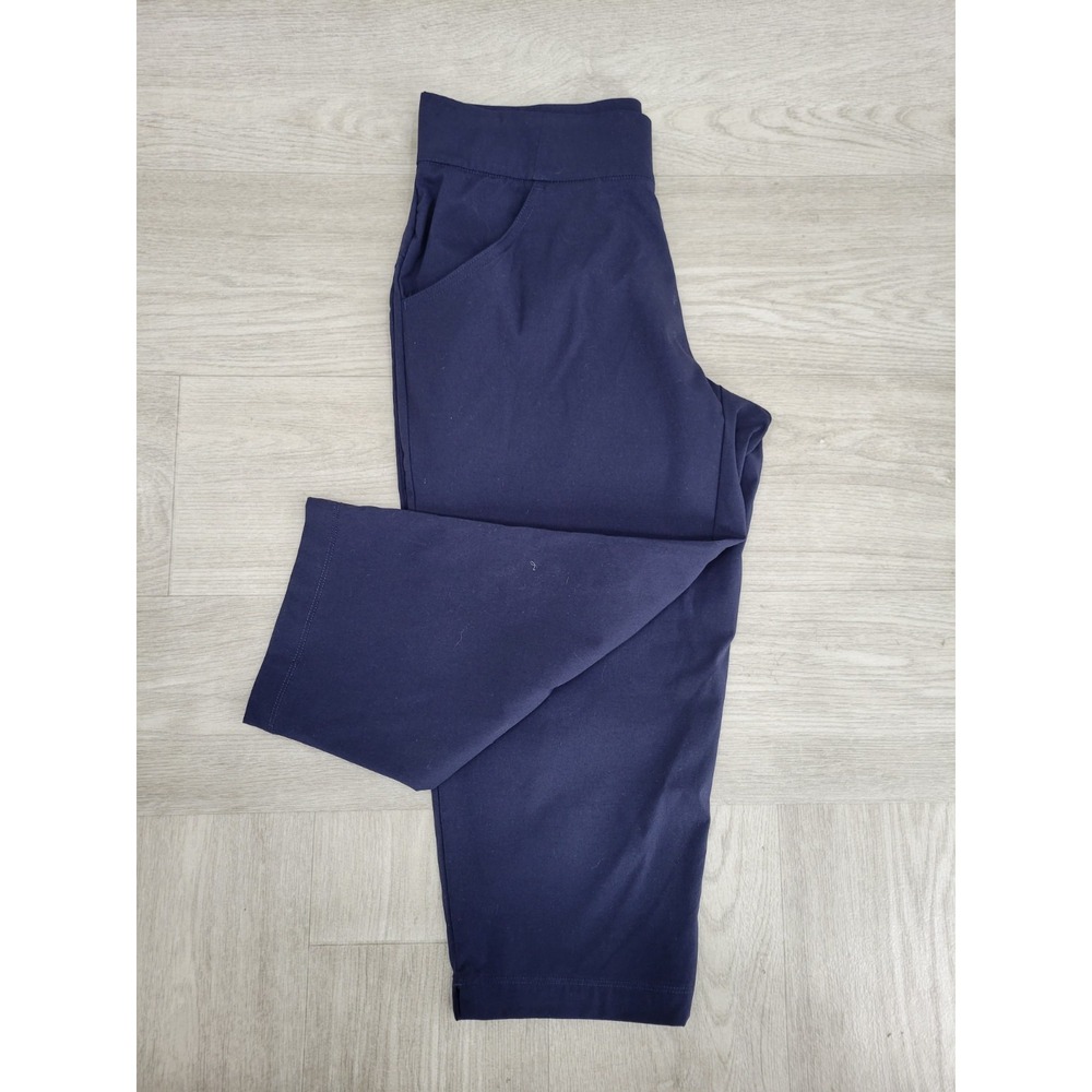 Columbia Women's Small Navy Blue Active Fit Pull On Capri Pants Outdoor Casual